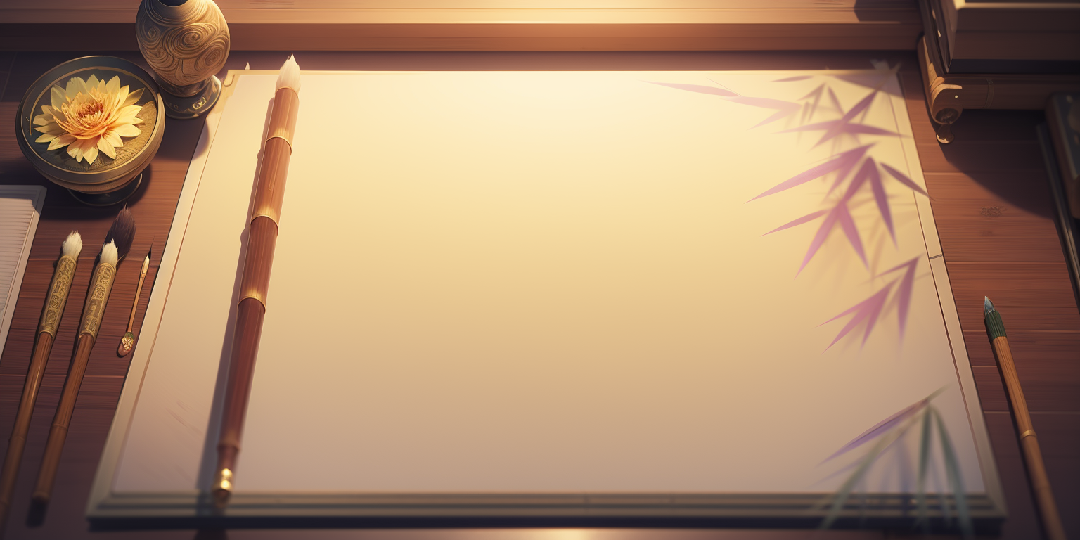 85244-3261819018-Scroll,paper folding,tabletop,Chinese style,without people,ancient books,brushes,ink cartridges,(((bamboo))),paper materials,clo.png